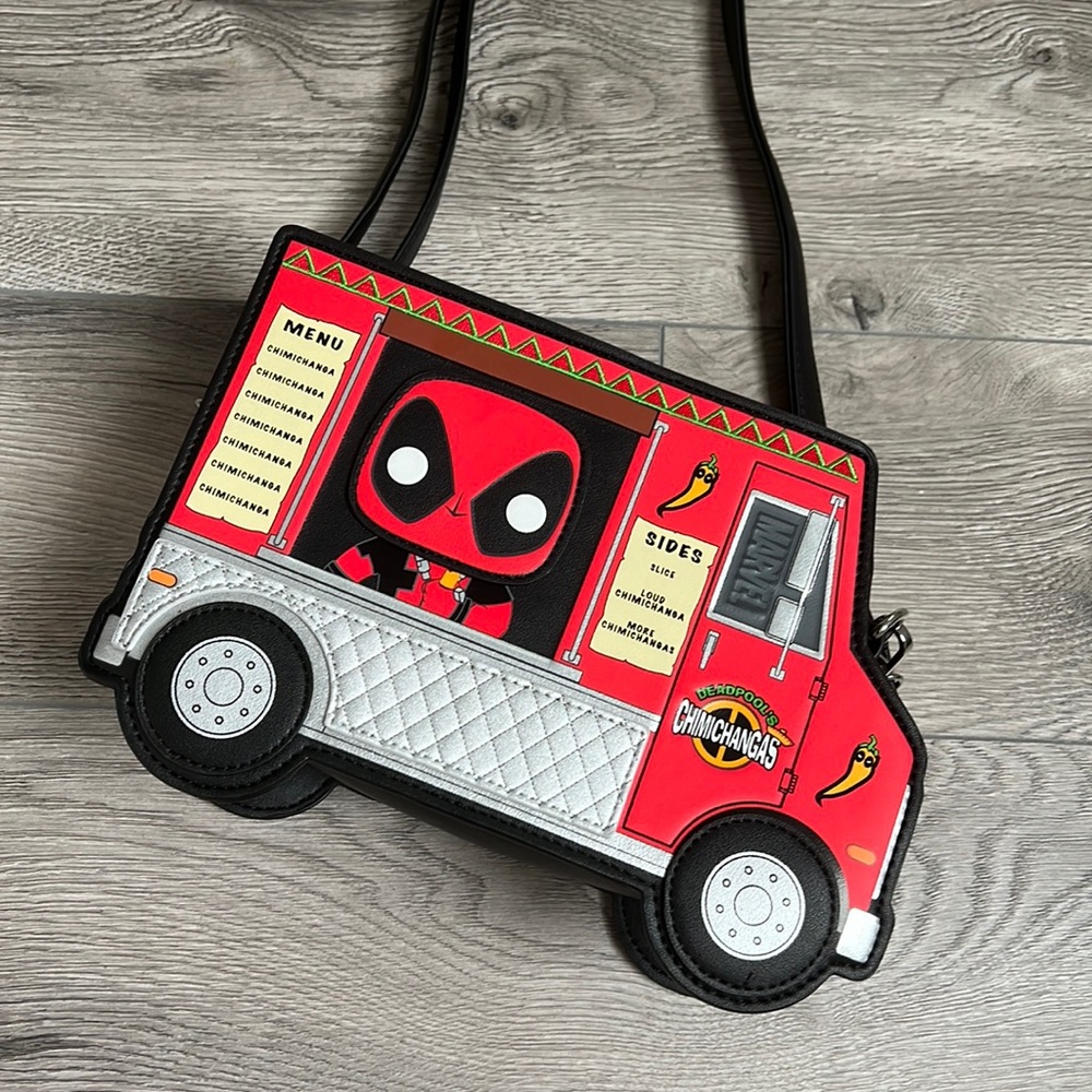 Loungefly Marvel Deadpool Food Truck Crossbody